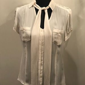 White House Black Market silk Top size 10